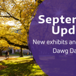 Promotional image for the UW Libraries' September Update