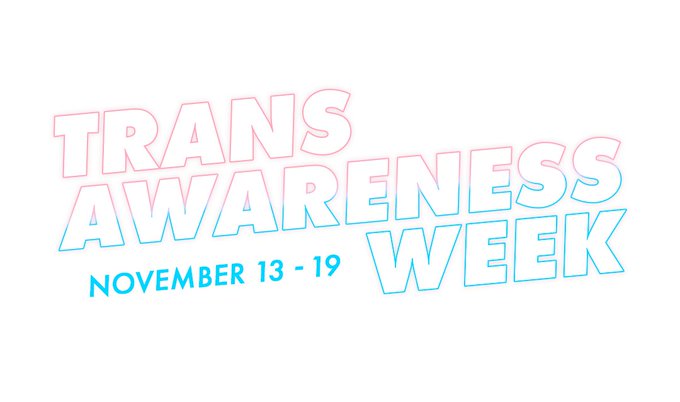Promotional image for Transgender Awareness Week 2023