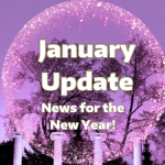Promotional slide for the UW Libraries' January Update